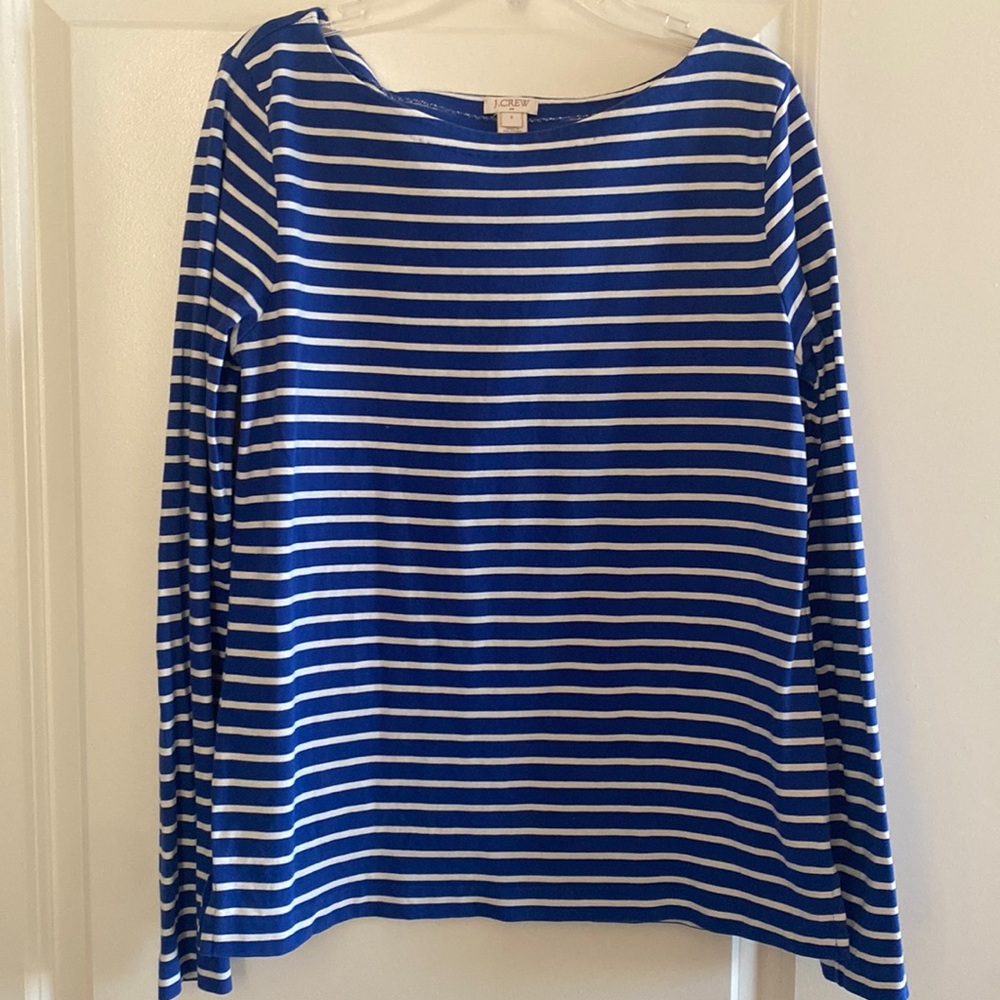 JCrew Long Sleeve Striped Top